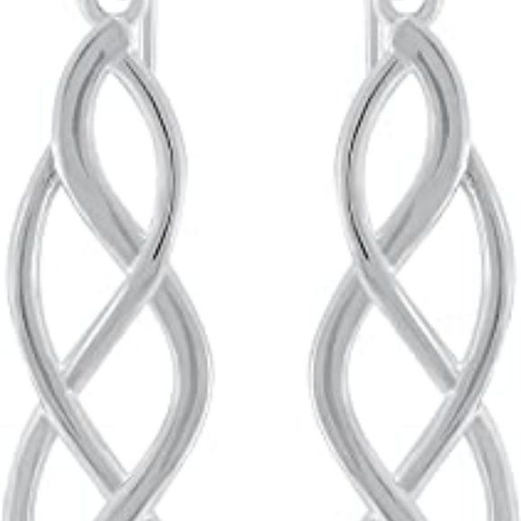 Choice of Celtic Earrings for Women Sterling Silver, Silver Celtic Earrings - Picture 2 of 4